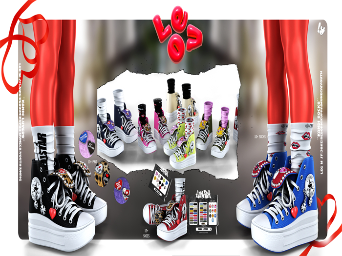 [LUVADA] KANDI LUVERS/SOCKS -  FATPACK 