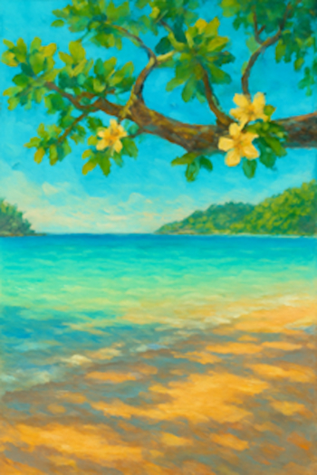 Sandy beach