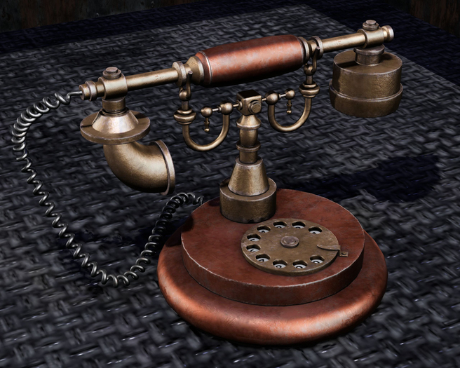 {Unflat Stuff} Antique Telephone