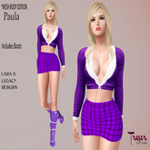 Tresor Couture~Paula Purple Mini Set