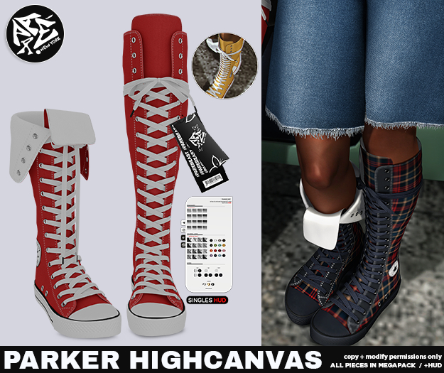 Pare.Parker Hightops - Red