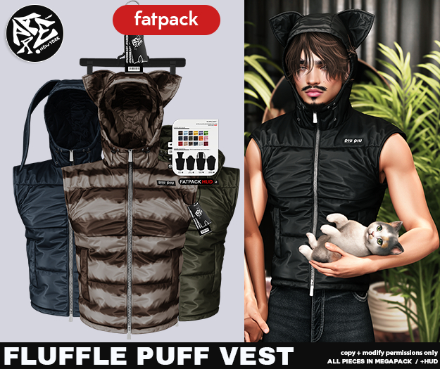 Pare.Fluffle Vest - Fatpack