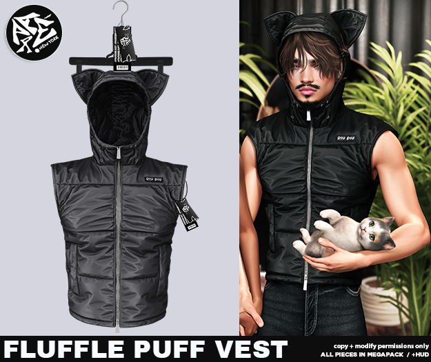 Pare.Fluffle Vest - Grey