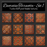 *Wallflowers* Decorative Terracotta - Set 1
