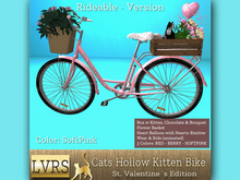[LVRS] Cats Hollow Kitten Bike St. Valentine SOFTPINK RIDEABLE