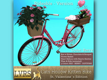 [LVRS] Cats Hollow Kitten Bike St. Valentine BERRY RIDEABLE