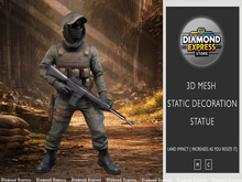 {DE} Military Mercenary Bandit- 3D Mesh