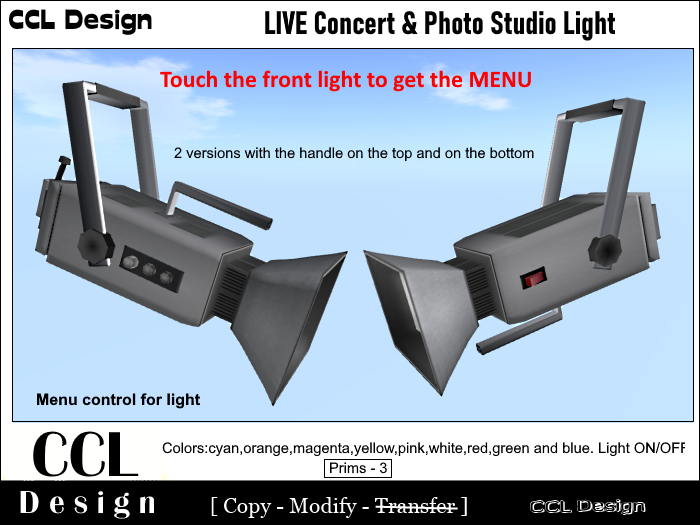 CCL Design - Stage Light Tube CL02 AB Boxed 26