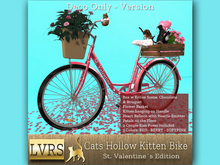 [LVRS] Cats Hollow Kitten Bike St. Valentine BERRY DECO