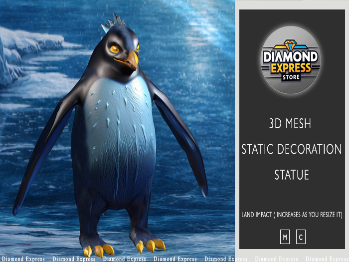 {DE} Ice Penguin - 3D Mesh