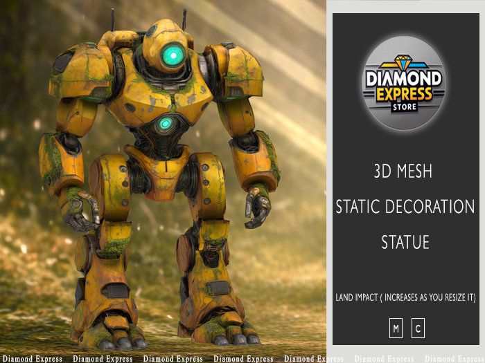 {DE} Mossy Bot – 3D Mesh