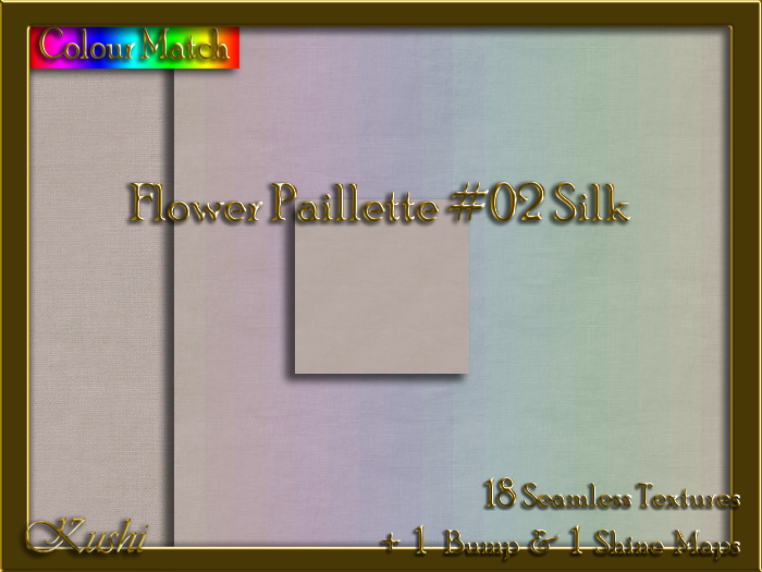 Flower Paillette #02 SILK Texture Pack