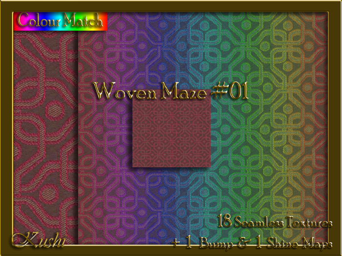 Woven Maze #01 Texture Pack