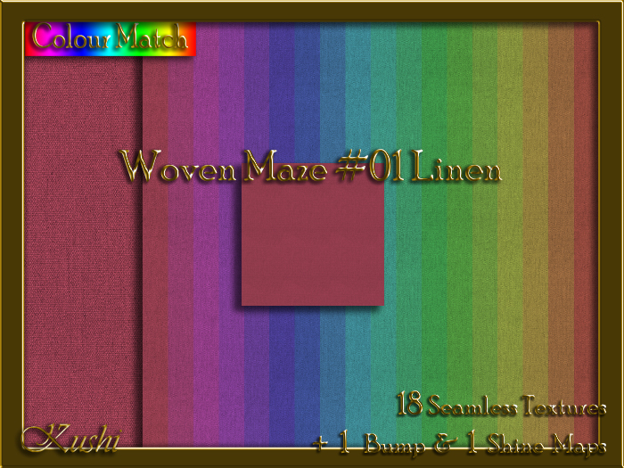 Woven Maze #01 LINEN Texture Pack