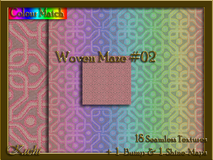 Woven Maze #02 Texture Pack