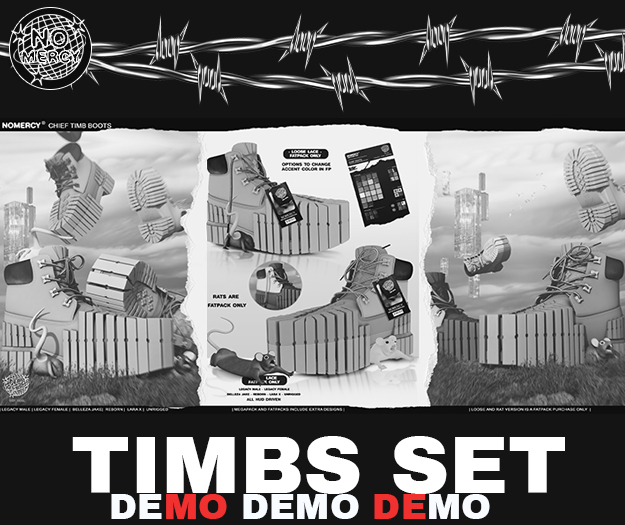 NoMercy.Chief Timb Boots - DEMOs
