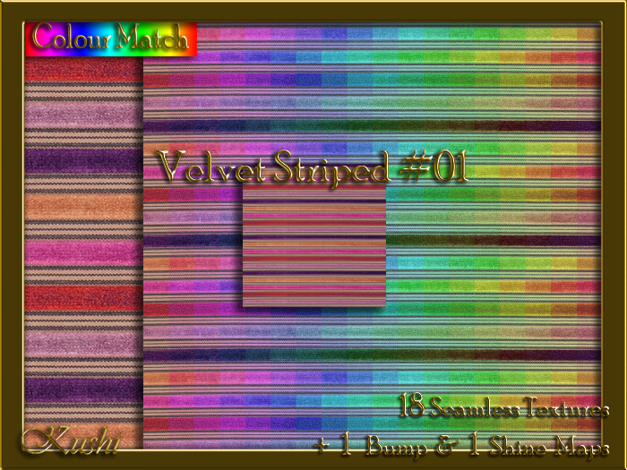Velvet Striped #01 Texture Pack