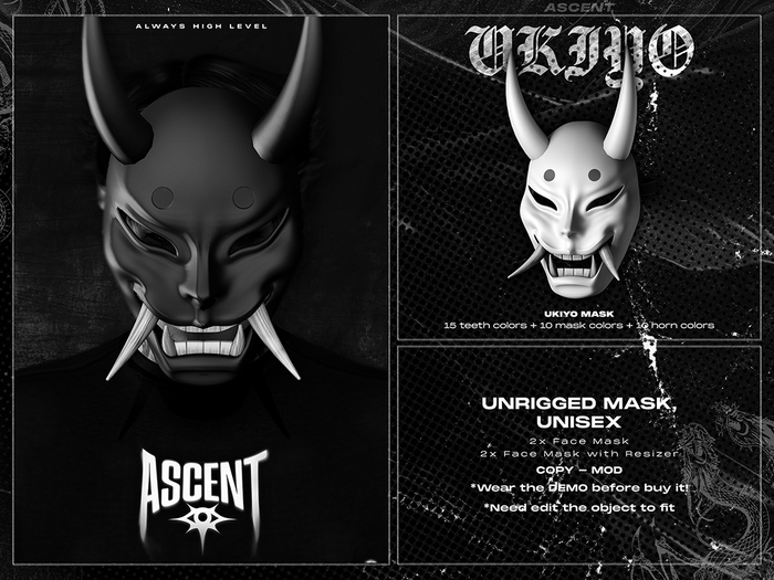 ASCENT - DEMO Ukiyo Mask