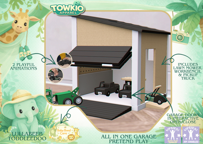 Towkio Apparel - All-In-One-Garage Pretend Play