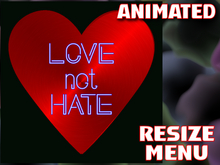  ★★★★★~ LOVE not HATE - Animated Neon