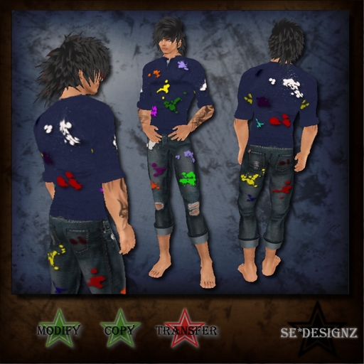 [SE*Designz] Painted Partner Outfit (him)