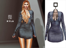 RAPTURE-Dress Kyla-Cherry Lacquer