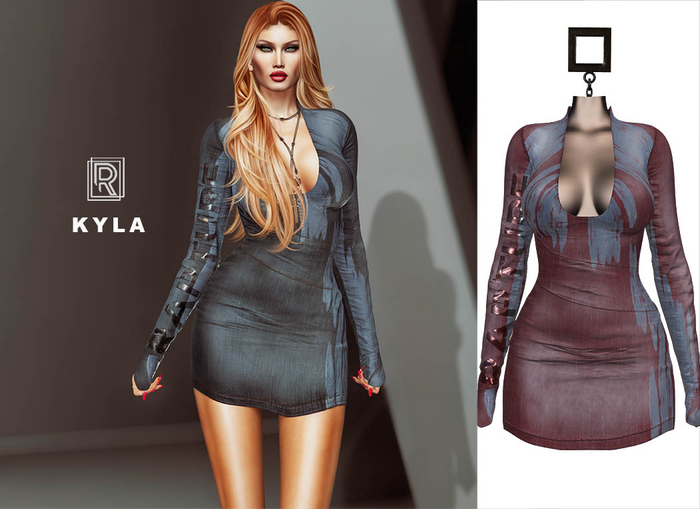 RAPTURE-Dress Kyla-Claret