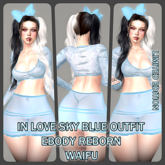 IN LOVE SKY BLUE  OUTFIT