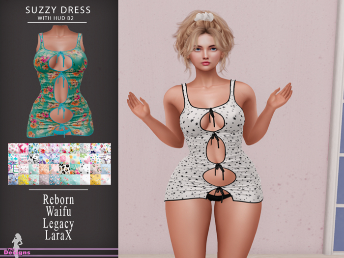 Suzzy Dress With Hud B2