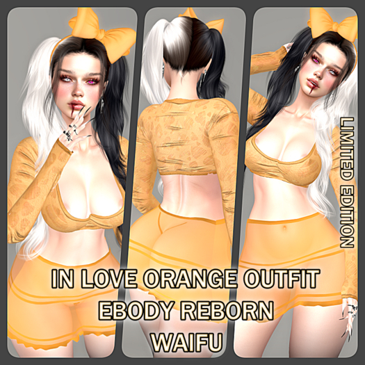 IN LOVE ORANGE OUTFIT