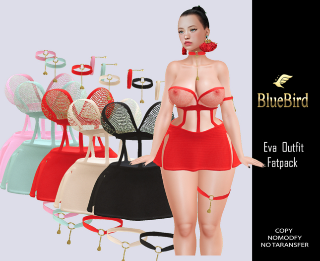 Blue Bird // Eva  Outfit FATPACK