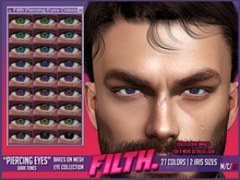 Filth. Piercing Eyes - Dark Tones