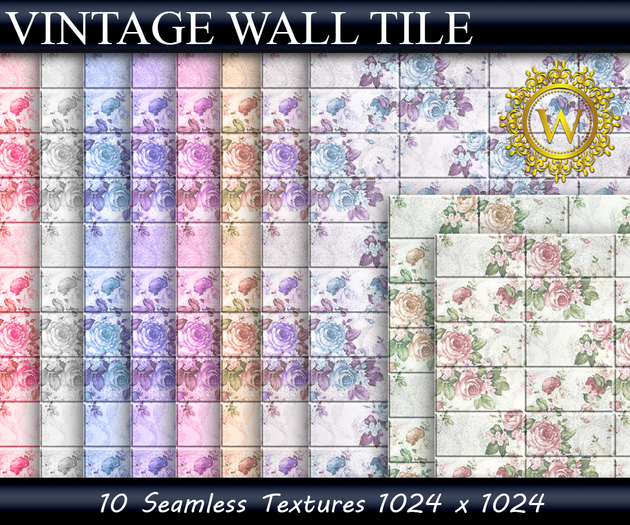 Vintage Wall Tile Textures