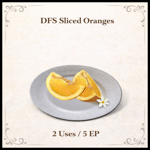DFS Sliced Oranges - ACTUAL ITEM