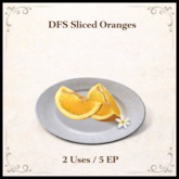 DFS Sliced Oranges - ACTUAL ITEM