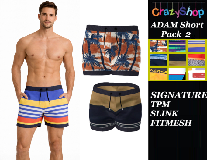 CRAZY Adam Short Pack 2
