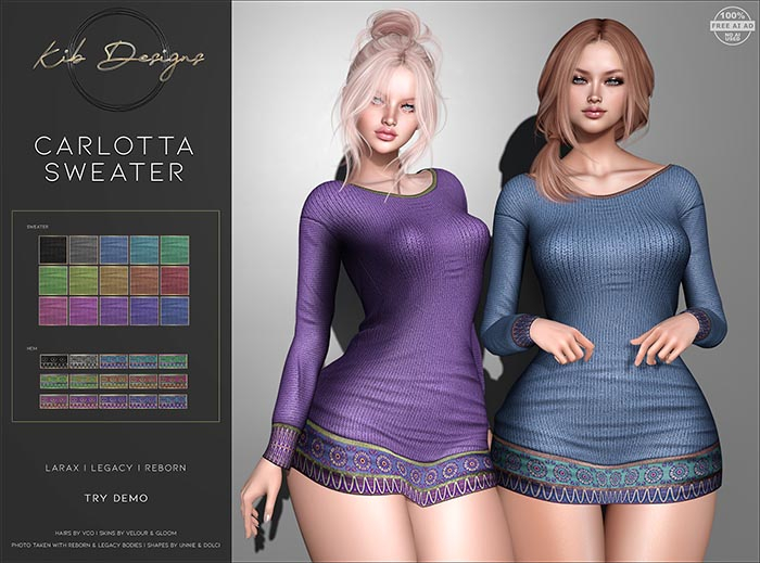 KiB Designs - Carlotta Sweater FATPACK