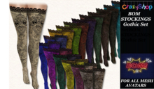 BOM STOCKINGS - Gothic Set