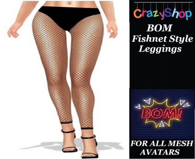 BOM Fishnet Style Leggings