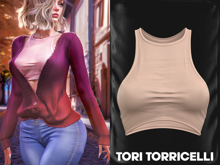 TORI TORRICELLI // Sable Tank Top // Latte