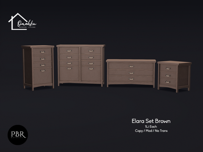 OMAHKU - Elara Set Brown