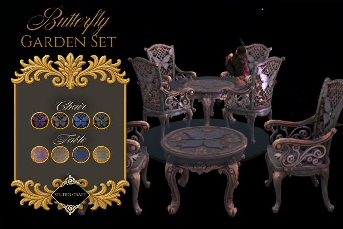 StudioCraft * Butterfly Garden Dinner Set BOX