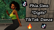 Phia.Sims Digits TikTok Dance Animation