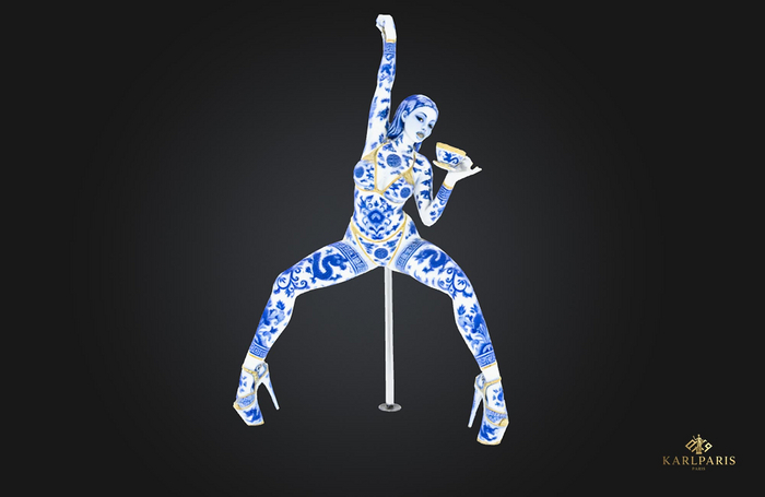 Porcelain Pole Dancer