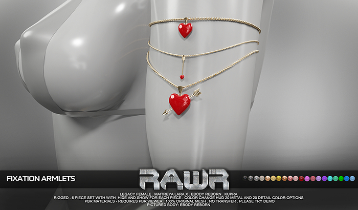 RAWR! Fixation Armlets DEMO (add me)