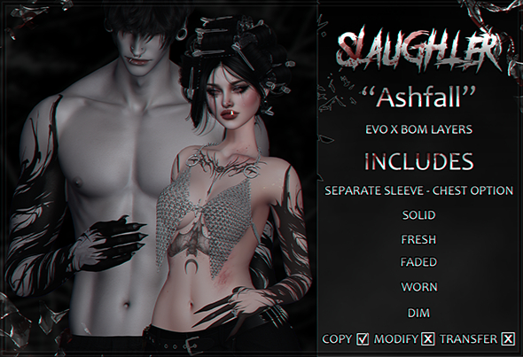 Slaughter - Ashfall Tattoo Unisex