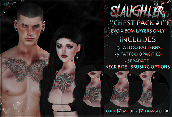 Slaughter- Chest Pack #1