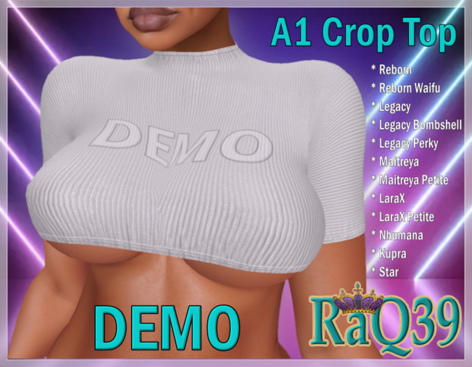 [R39] A1 Crop Top-DEMO