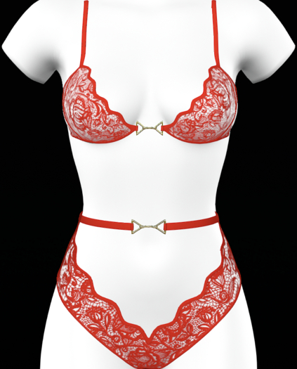 R3HAB- Trulia Lingerie- Red