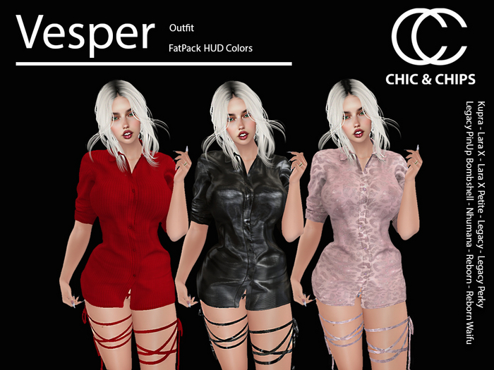 *C&C* Vesper Outfit FatPack